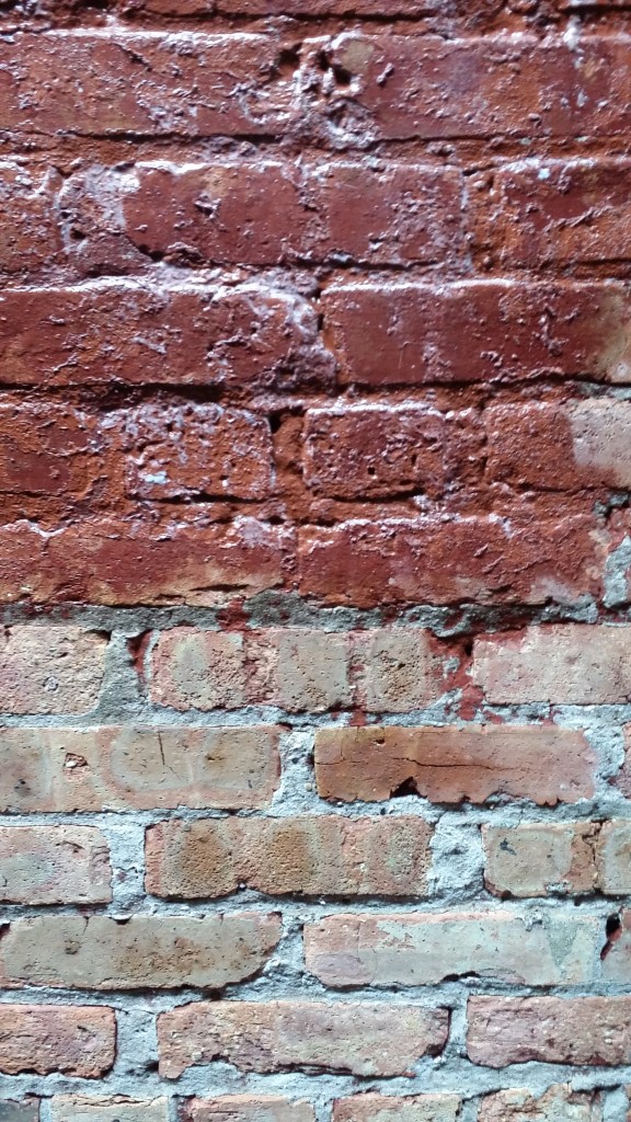 Removing paint from brick
