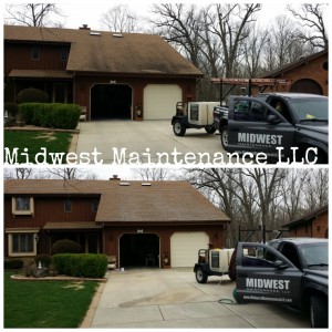 Black roof stains, roof cleaning madison