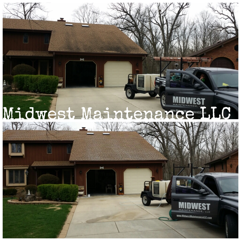 Roof cleaning Madison milwaukee wisconsin dells